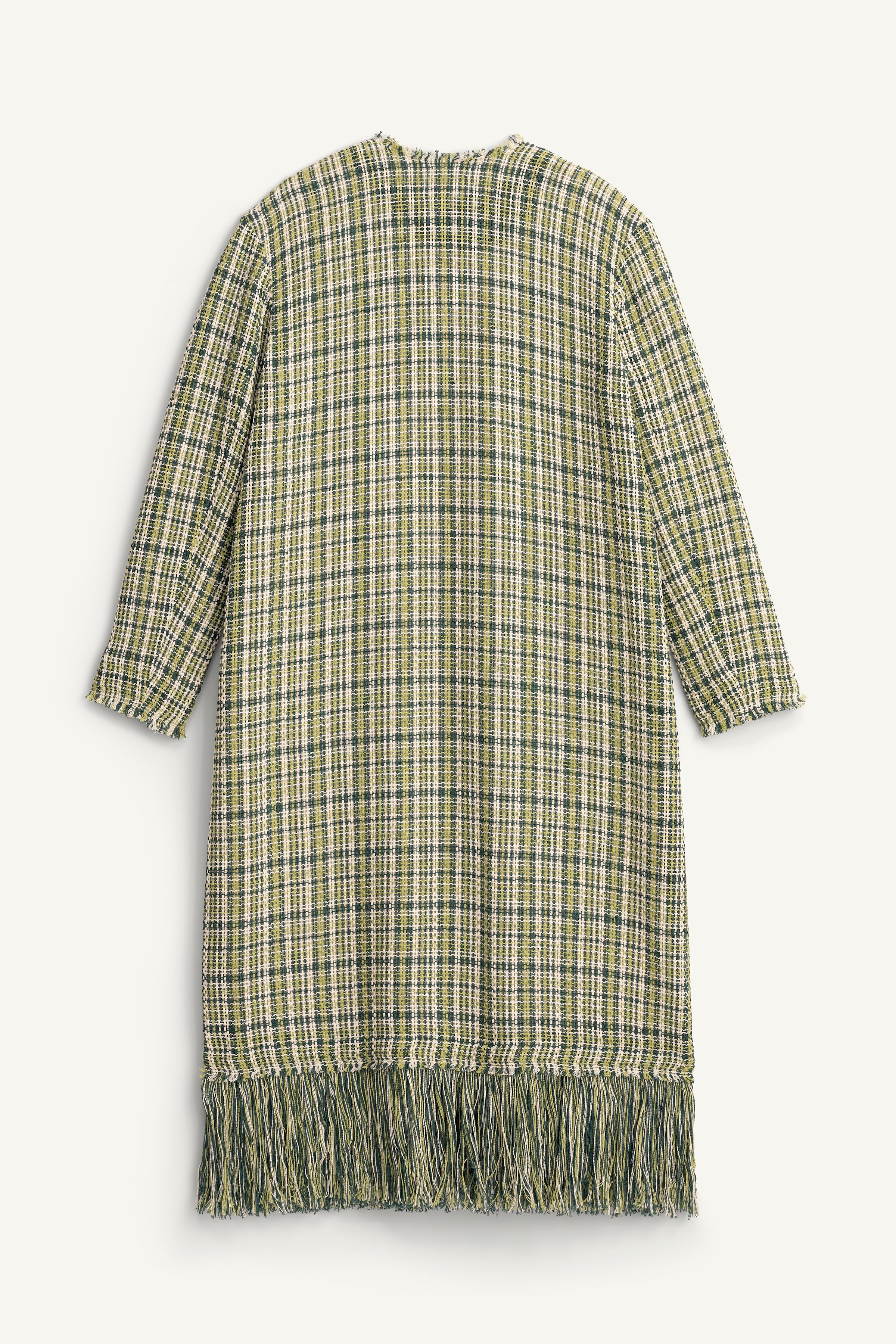 LIMITED EDITION FRINGED TEXTURED COAT